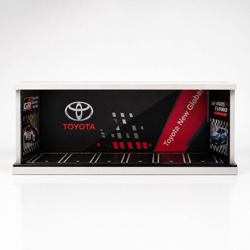 Toyota Inspired GR Racing 1:64 Scale Diecast Car Display Garage Diorama