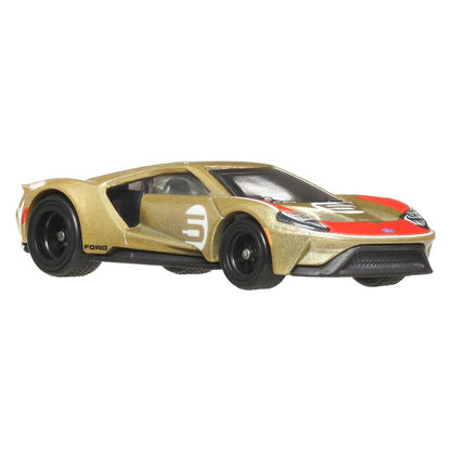 Hot Wheels Boulevard™ '17 Ford GT Premium 1:64 Scale Sports Car, Full Metal Body Construction & Real Riders™ Tires, Toy for Collectors & Car Enthusiasts