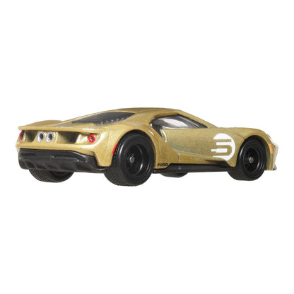 Hot Wheels Boulevard™ '17 Ford GT Premium 1:64 Scale Sports Car, Full Metal Body Construction & Real Riders™ Tires, Toy for Collectors & Car Enthusiasts