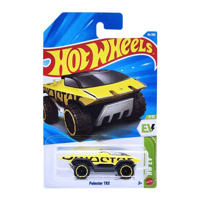 Hot Wheels Polestar TRX HW EV Ages 3 and Up 84/250(Yellow)
