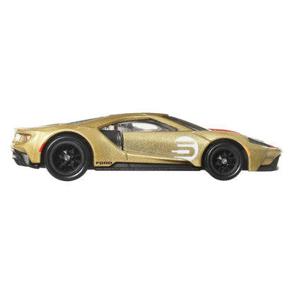 Hot Wheels Boulevard™ '17 Ford GT Premium 1:64 Scale Sports Car, Full Metal Body Construction & Real Riders™ Tires, Toy for Collectors & Car Enthusiasts