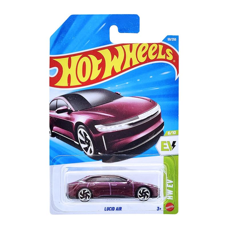 Hot Wheels Lucid Air HW EV Ages 3 and Up 59/250 (Red)