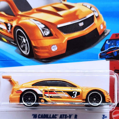 Hot Wheels 16 Cadillac ATS-V R Nightspeed Ages 3 and Up 90/250 (Orange)