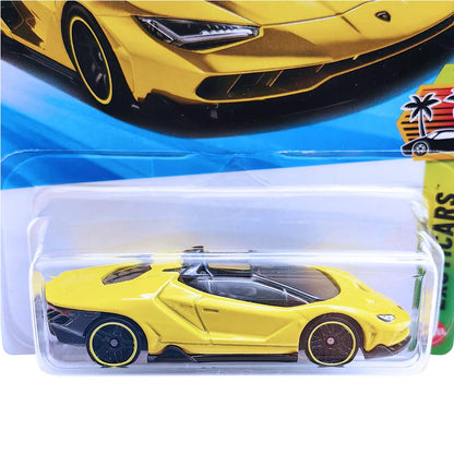 Hot Wheels 16 Lamborghini Centenario Roadster Exoticars Ages 3 and Up 2/250 (Yellow)