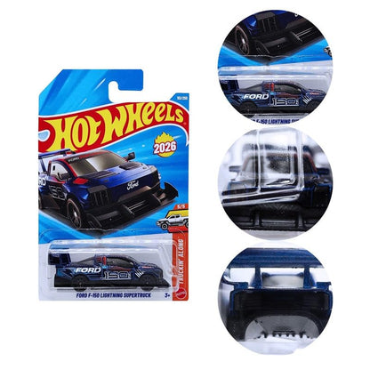 Hot Wheels Ford F-150 Lightning Supertruck Truckin Along Ages 3 and Up 151/250 (Blue)