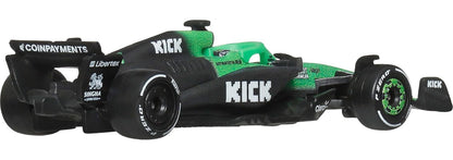 Hot Wheels 1:64 Scale Premium Race Team Sauber - Driver 1 Die-Cast Formula 1® Collectible Toy Race Car with Real Riders Tires & Metal/Metal Body & Chassis