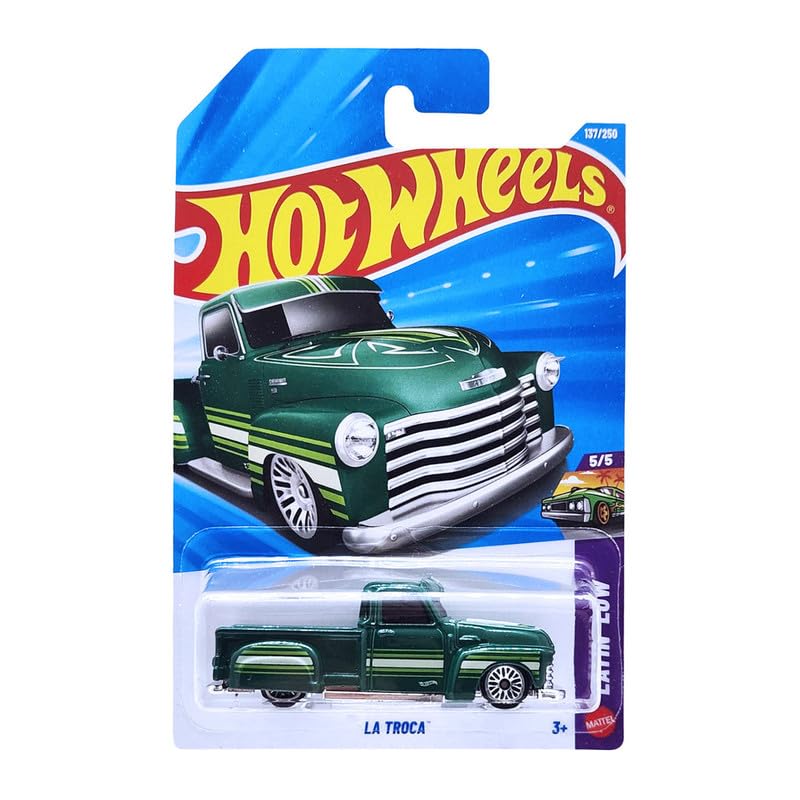 Hot Wheels La Troca Layin Low Ages 3 and Up 137/250 (Green)