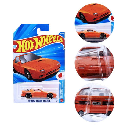 Hot Wheels 89 Mazda Savanna RX-7 FC3S HW J-Imports Ages 3 and Up 112/250 (Orange)