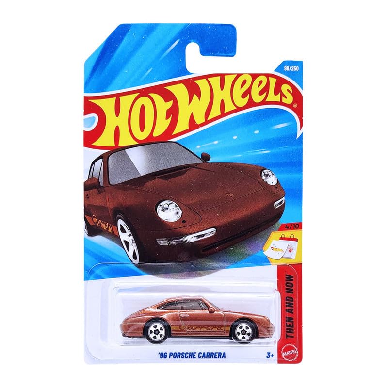 Hot Wheels 96 Porsche Carrera Then and Now Ages 3 and Up 98/250 (Brown)