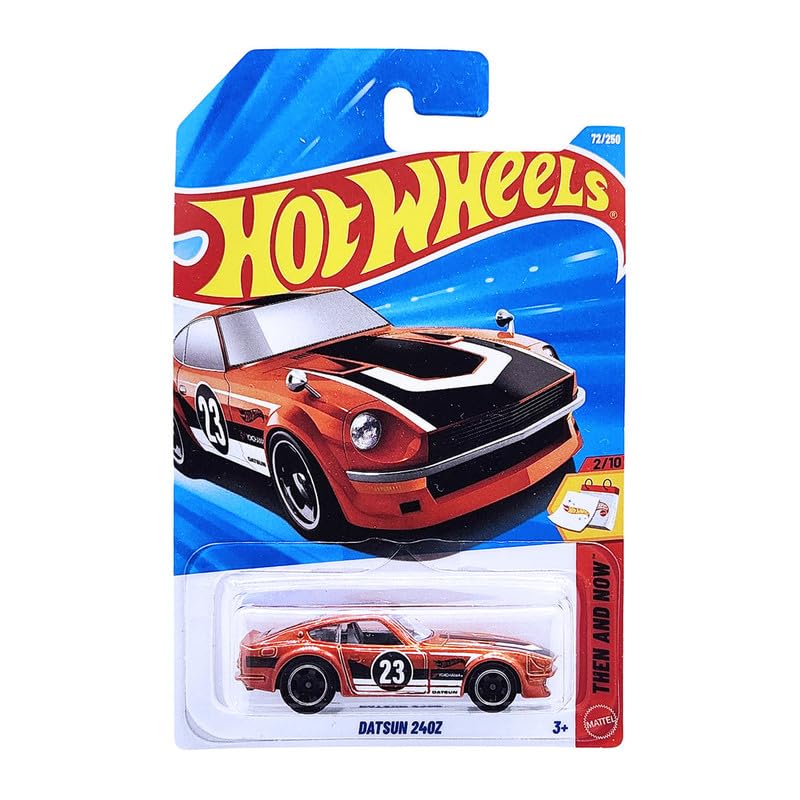 Hot Wheels Datsun 240Z Then and Now Ages 3 and Up 72/250 (Orange)