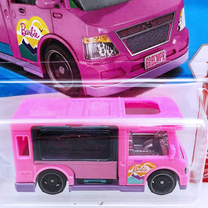 Hot Wheels 1:64 Barbie Dream Camper Mattel Ages 3 and Up 21/250 (Pink)