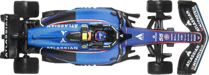 Hot Wheels 1:64 Scale Premium Race Team Williams - Driver 1 Die-Cast Formula 1® Collectible Toy Race Car with Real Riders Tires & Metal/Metal Body & Chassis