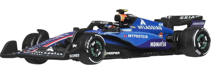 Hot Wheels 1:64 Scale Premium Race Team Williams - Driver 1 Die-Cast Formula 1® Collectible Toy Race Car with Real Riders Tires & Metal/Metal Body & Chassis