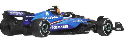 Hot Wheels 1:64 Scale Premium Race Team Williams - Driver 1 Die-Cast Formula 1® Collectible Toy Race Car with Real Riders Tires & Metal/Metal Body & Chassis