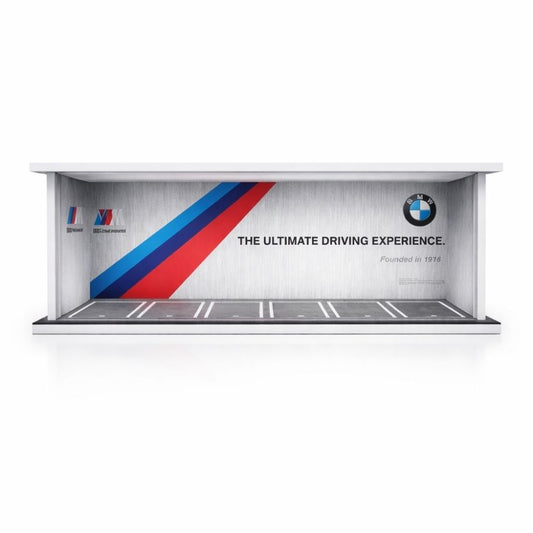 BMW M Motorsport 1:64 Scale Diecast Car Display Garage Diorama