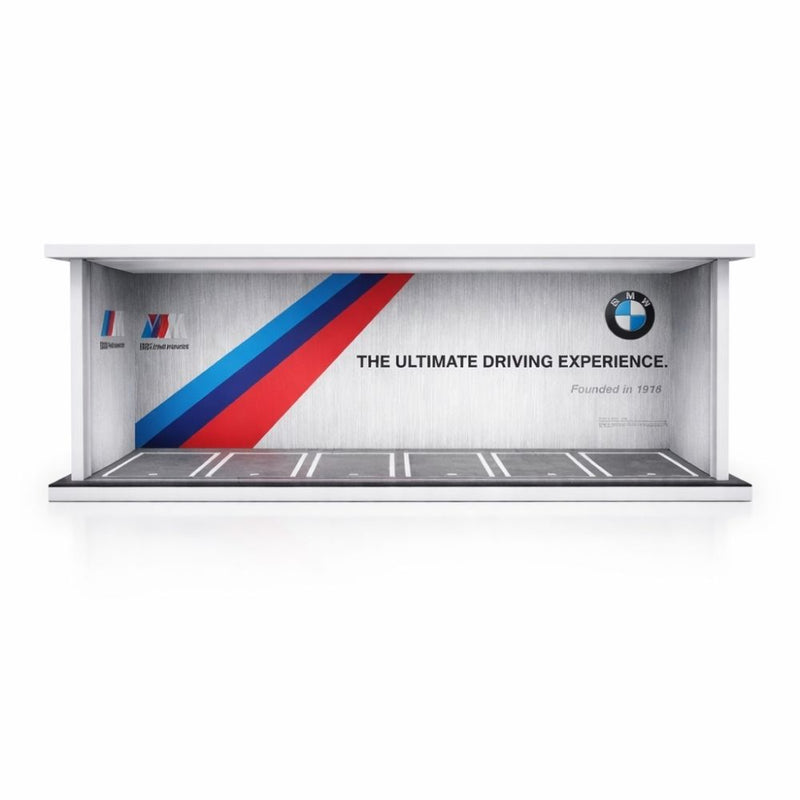 BMW M Motorsport 1:64 Scale Diecast Car Display Garage Diorama