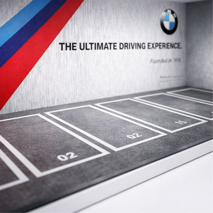 BMW M Motorsport 1:64 Scale Diecast Car Display Garage Diorama