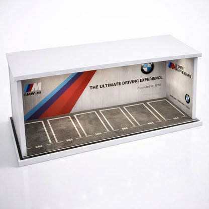 BMW M Motorsport 1:64 Scale Diecast Car Display Garage Diorama