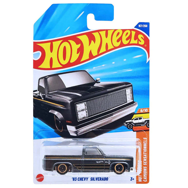 Hot Wheels 83 Chevy Silverado Die Cast Car