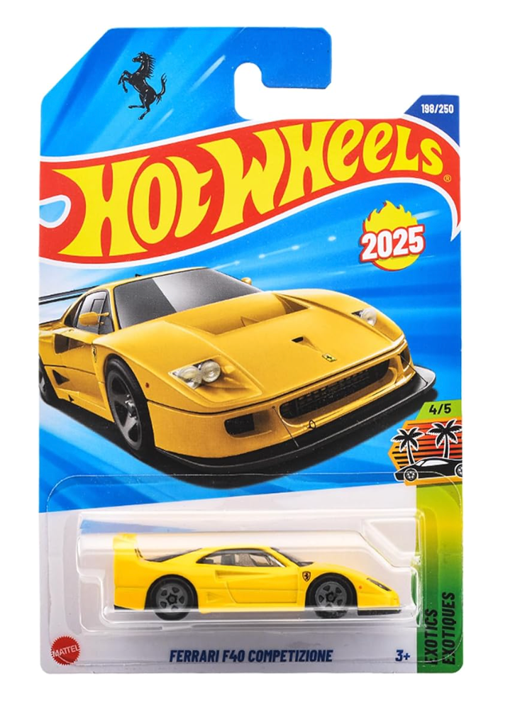Hot Wheels Basic Car Ferrari F40 Competizione
