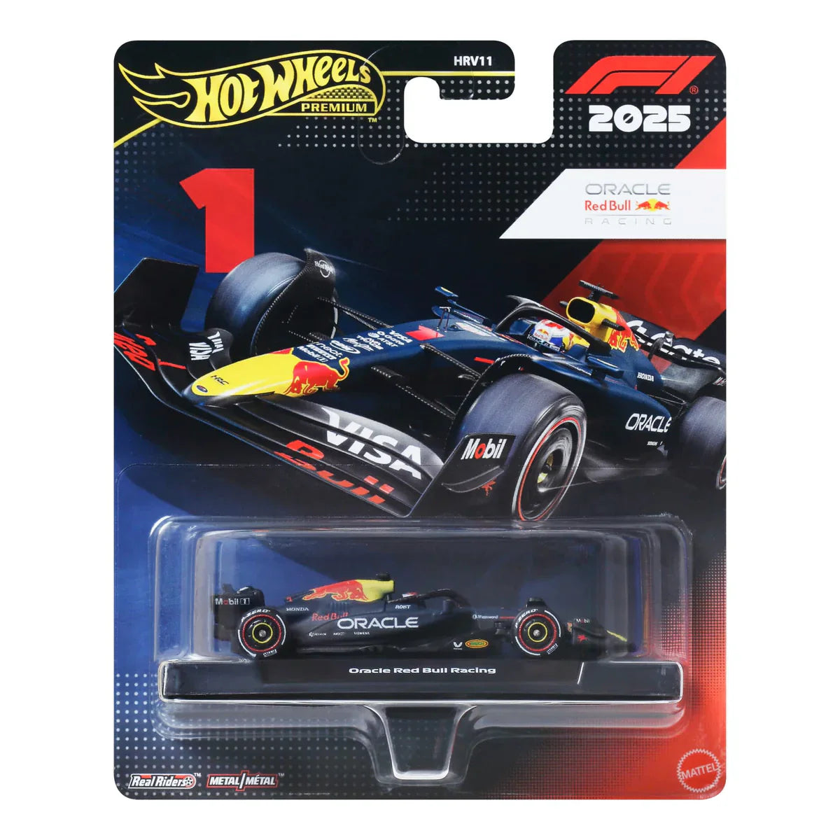 Hot Wheels Scale 1:64 Premium Formula F1 2025 Diecast Model Cars - Oracle Red Bull Racing Formula 1 Team (#1)